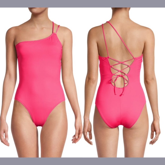 NWD La Blanca [ 8 ] Island Goddess‎ Mio One Shoulder One Piece Swimsuit - Picture 1 of 15